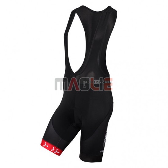 Maglia Bora manica corta 2016 nero e rosso